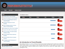 Tablet Screenshot of frenchroulettestyle.com